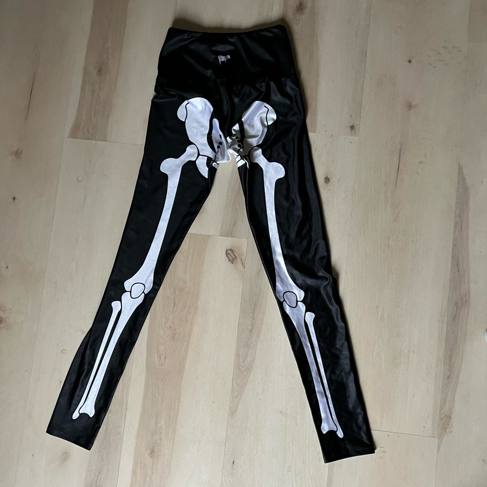 Goldsheep skeleton leggings